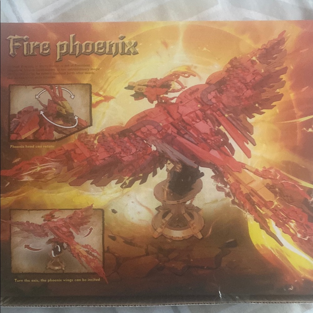Fire Phoenix Building Set - Picture 3 of 3